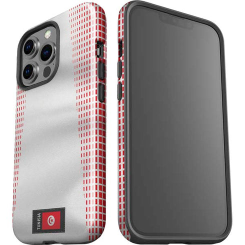 Tunisia Soccer Flag iPhone 14 Pro Impact Case